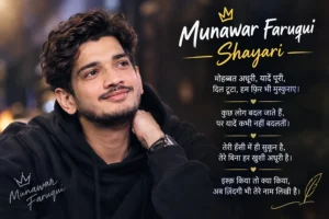 140+ Best Munawar Faruqui Shayari in Hindi | मुनव्वर फ़ारूक़ी शायरी